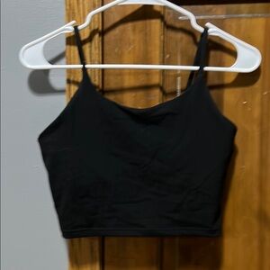 *Black Cropped Athletic Cami